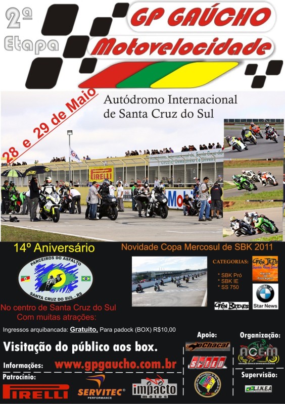 Etapa 2 GP Gaúcho de Moto Velocidade 2011